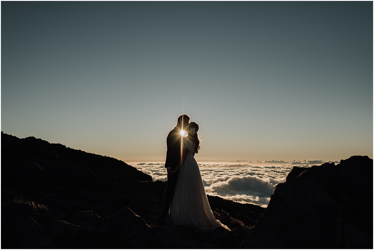 adventurous maui hawaii elopement in haleakalā national park